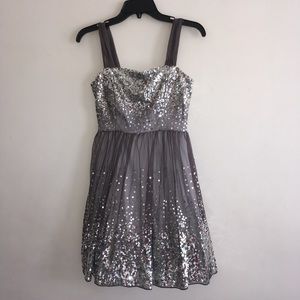 Delia*s taupe Sequin Dress